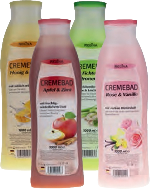 Cremebad in Flaschen als Private-Label-Produkt