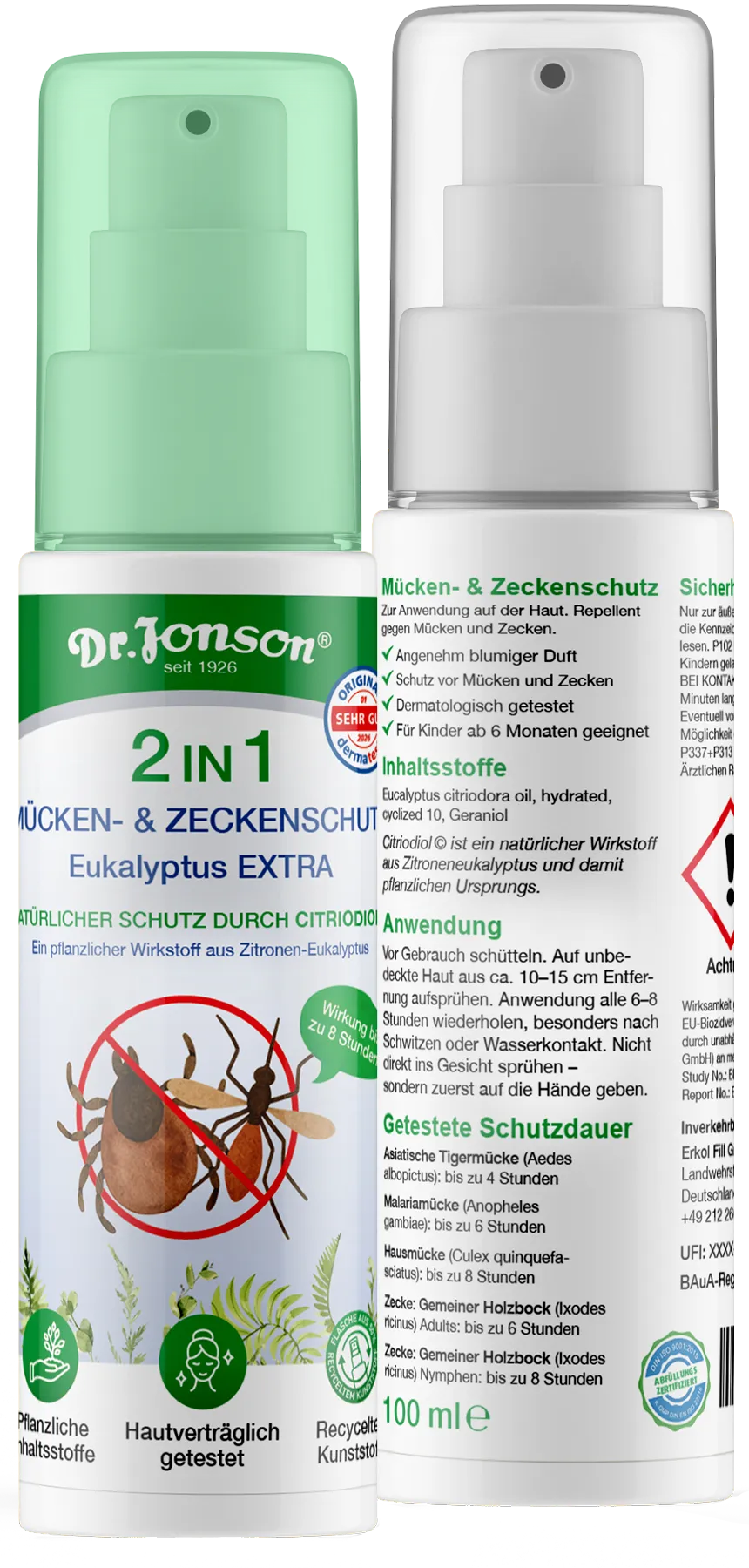 Insektenschutzsprays für die Anwendung im Freien
