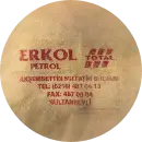 Historisches Firmenschild von Erkol Petrol