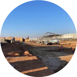 Spatenstich für den Neubau von Lubecafill