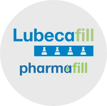 Logos von Lubecafill und pharmafill zur Firmengründung